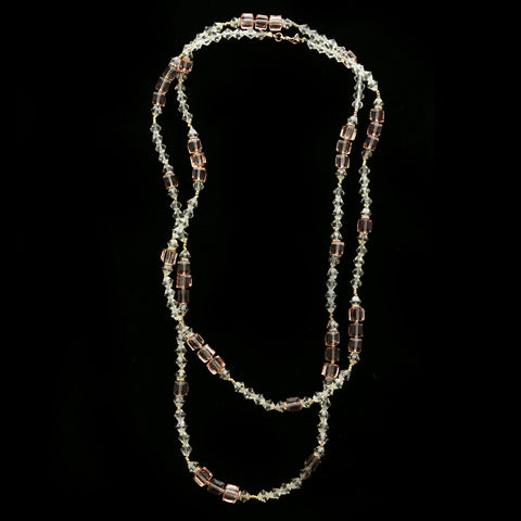 Luxury Necklace Gold/Pink NWOT