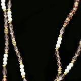 Luxury Crystal Necklace Gold/Pink NWOT