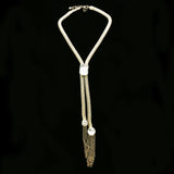 Luxury Crystal Y-Necklace Gold NWOT