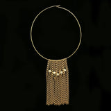 Luxury Crystal Choker-Necklace Gold NWOT