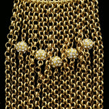 Luxury Crystal Choker-Necklace Gold NWOT