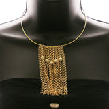 Luxury Crystal Choker-Necklace Gold NWOT