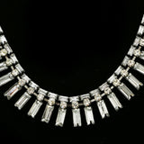 Luxury Crystal Necklace Silver NWOT