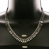 Luxury Crystal Necklace Silver NWOT