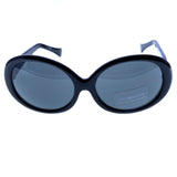 Liz Claiborne Uv Protection Oversize-Sunglasses Black Frame/Dark-Gray Lens