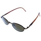 Liz Claiborne Round-Sunglasses Bronze-Tone Frame/Dark-Gray Lens