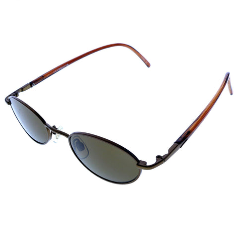 Liz Claiborne Round-Sunglasses Bronze-Tone Frame/Dark-Gray Lens