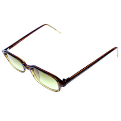 Liz Claiborne Rectangle-Sunglasses Tortoise-Shell Frame/Yellow Lens