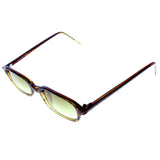 Liz Claiborne Rectangle-Sunglasses Tortoise-Shell Frame/Yellow Lens