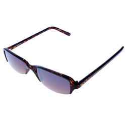 Liz Claiborne Semi-Rimless-Sunglasses Tortoise-Shell Frame/Brown Lens