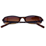 Liz Claiborne Semi-Rimless-Sunglasses Tortoise-Shell Frame/Brown Lens