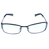 Liz Claiborne Style "Jenna" Rectangle-Sunglasses Silver-Tone Frame/Clear Lens