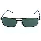 Liz Claiborne Style ""Byron" Rectangle-Sunglasses Green Frame/Green Lens