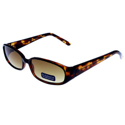 Liz Claiborne Uv Protection Rectangle-Sunglasses Tortoise-Shell Frame/Gray Lens