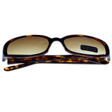 Liz Claiborne Uv Protection Rectangle-Sunglasses Tortoise-Shell Frame/Gray Lens