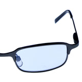 Liz Claiborne Uv Protection Rectangle-Sunglasses Dark-Gray Frame/Clear Lens