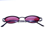 Liz Claiborne Round-Sunglasses Bronze-Tone Frame/Purple Lens