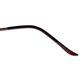 Liz Claiborne Semi-Rimless-Sunglasses Bronze-Tone Frame/Brown Lens