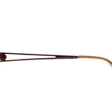 Liz Claiborne Style "Jill" Oval-Sunglasses Orange Frame/Dark-Gray Lens