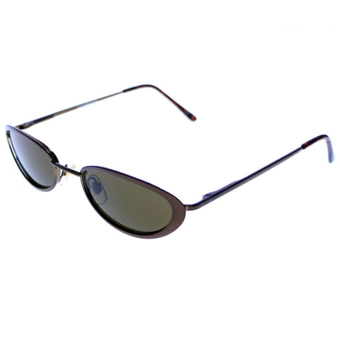 Liz Claiborne Round-Sunglasses Bronze-Tone Frame/Dark-Gray Lens