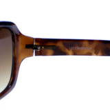 Liz Claiborne Style "Darlene" Oversize-Sunglasses Tortoise-Shell Frame/Black Lens