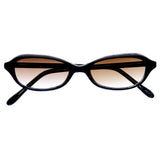 Liz Claiborne Style "Melissa" Rectangle-Sunglasses Bronze-Tone Frame/Brown Lens
