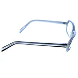 Liz Claiborne Rectangle-Sunglasses Gray Frame/Clear Lens