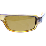 Liz Claiborne Style "Leslie" Rectangle-Sunglasses Brown Frame/Brown Lens