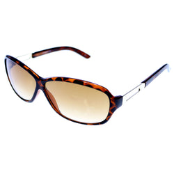 Liz Claiborne Oversize-Sunglasses Tortoise-Shell Frame/Brown Lens