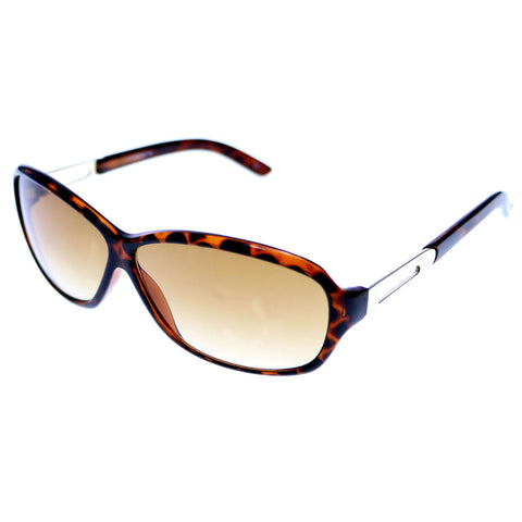 Liz Claiborne Oversize-Sunglasses Tortoise-Shell Frame/Brown Lens