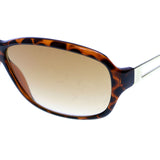 Liz Claiborne Oversize-Sunglasses Tortoise-Shell Frame/Brown Lens