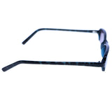 Liz Caiborne Semi-Rimless-Sunglasses Blue Frame/Purple Lens