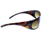 Liz Caiborne Style "Ginger" Oversize-Sunglasses Tortoise-Shell Frame/Brown Lens
