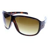 Liz Caiborne Oversize-Sunglasses Tortoise-Shell Frame/Brown Lens