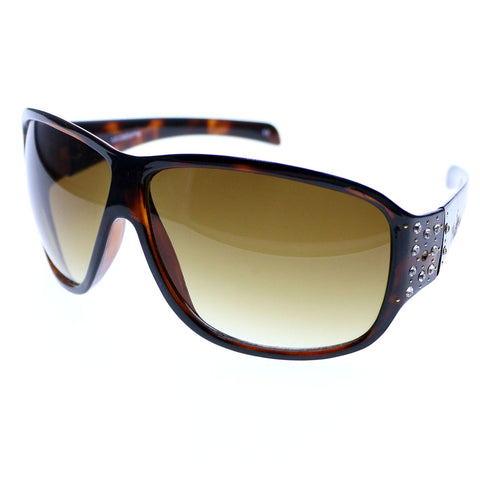 Liz Caiborne Oversize-Sunglasses Tortoise-Shell Frame/Brown Lens