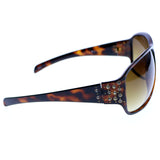 Liz Caiborne Oversize-Sunglasses Tortoise-Shell Frame/Brown Lens