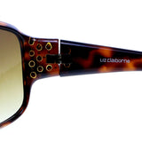 Liz Caiborne Oversize-Sunglasses Tortoise-Shell Frame/Brown Lens