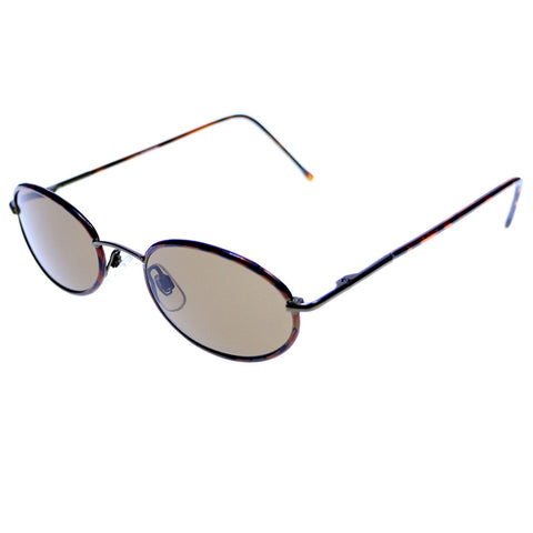 Liz Claiborne Round-Sunglasses Tortoise-Shell Frame/Dark-Gray Lens