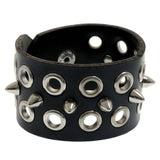 Mi Amore Cuff-Bracelet Black/Silver-Tone
