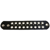 Mi Amore Cuff-Bracelet Black/Silver-Tone