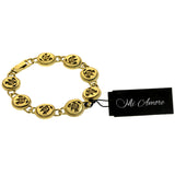 Mi Amore Fish Arrow Antiqued Bangle-Bracelet Gold-Tone & Black