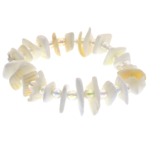 Mi Amore Stretch-Bracelet White