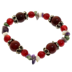 Mi Amore Stretch-Bracelet Silver-Tone/Multicolor