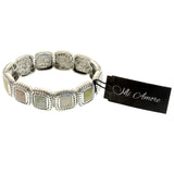 Mi Amore Stretch-Bracelet Silver-Tone/Multicolor
