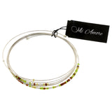 Mi Amore Coil-Bracelet Silver-Tone/Multicolor