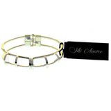 Mi Amore Hinged Fashion-Bracelet Silver-Tone