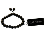 Mi Amore Stretch-Bracelet Black/Yellow