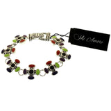 Mi Amore Bangle-Bracelet Silver-Tone/Multicolor