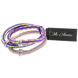 Mi Amore Rope Bracelet-Set Blue/Multicolor