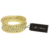 Mi Amore Coil-Bracelet Yellow